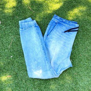 PacSun Light Indigo Denim Jogger Pants